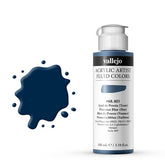 VALLEJO Fluid Acrylic 405-100ML. Prussian Blue (HUE) - Al Masam Stationery LLC